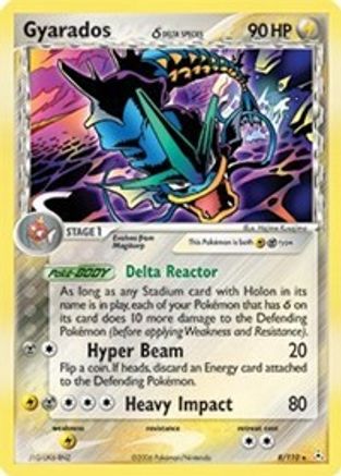 Gyarados (Delta Species) (8/110) [Holon Phantoms] Holofoil - Holo Rare