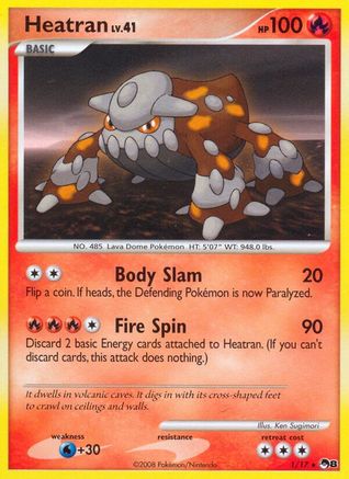 Heatran (001/17) [POP Series 8] Normal - Rare