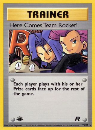 Here Comes Team Rocket! (071/82) [Team Rocket] 1st Edition - Rare