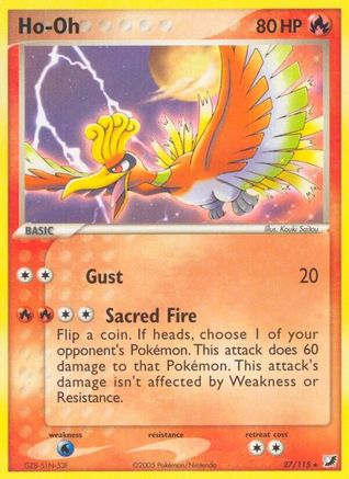 Ho-Oh (027/115) [Unseen Forces] Normal - Rare