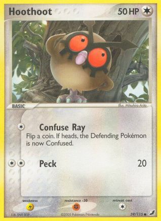 Hoothoot (59/115) [Unseen Forces] Normal - Common