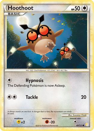 Hoothoot (066/123) [HeartGold SoulSilver] Normal - Common