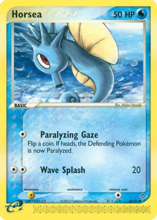 Horsea (058/97) [Dragon] Reverse Holofoil - Common