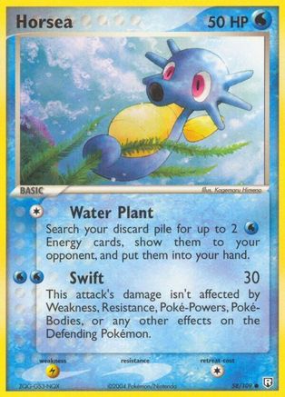 Horsea (058/109) [Team Rocket Returns] Reverse Holofoil - Common