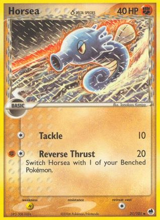 Horsea (Delta Species) (031/101) [Dragon Frontiers] Normal - Uncommon