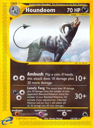 Houndoom (12/144) [Skyridge] Normal - Rare