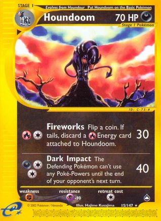 Houndoom (15/147) [Aquapolis] Normal - Rare