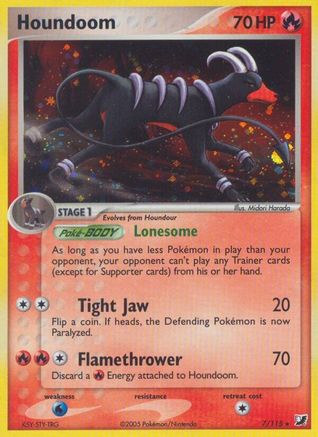 Houndoom (7/115) [Unseen Forces] Holofoil - Holo Rare