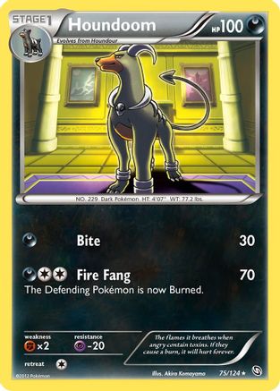 Houndoom (75/124) [Dragons Exalted] Normal - Rare