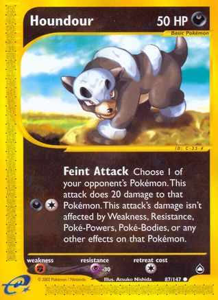 Houndour (087/147) [Aquapolis] Normal - Common