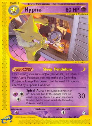 Hypno (16/147) [Aquapolis] Normal - Rare