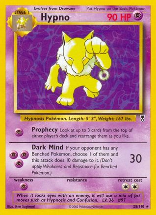 Hypno (25/110) [Legendary Collection] Reverse Holofoil - Rare