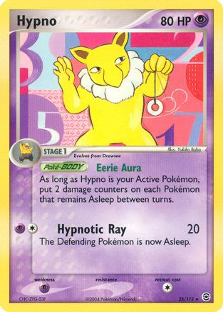 Hypno (25/112) [FireRed & LeafGreen] Reverse Holofoil - Rare