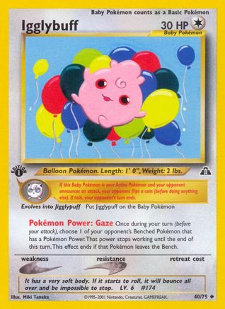 Igglybuff (040/75) [Neo Discovery] 1st Edition - Uncommon