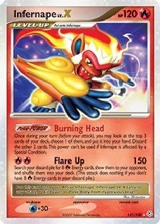 Infernape LV.X (121/130) [Diamond and Pearl] Holofoil - Ultra Rare