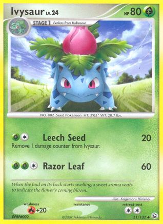 Ivysaur (051/132) [Secret Wonders] Normal - Uncommon