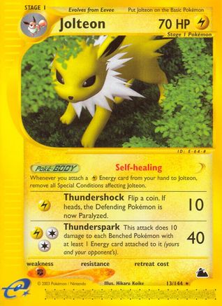 Jolteon (13/144) [Skyridge] Normal - Rare