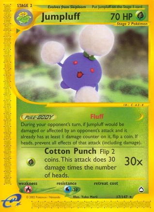 Jumpluff (17/147) [Aquapolis] Reverse Holofoil - Rare