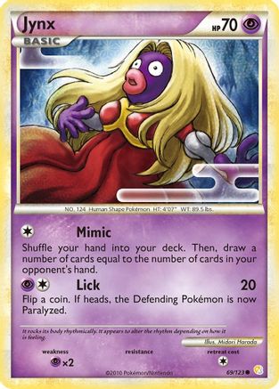 Jynx (069/123) [HeartGold SoulSilver] Normal - Common