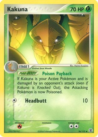 Kakuna (36/112) [FireRed & LeafGreen] Normal - Uncommon