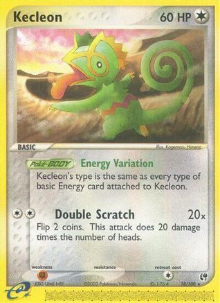 Kecleon (18/100) [Sandstorm] Reverse Holofoil - Rare