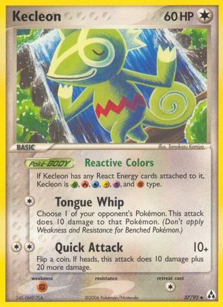 Kecleon (037/92) [Legend Maker] Normal - Uncommon