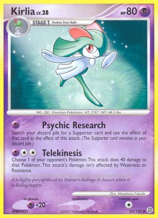 Kirlia (053/132) [Secret Wonders] Reverse Holofoil - Uncommon