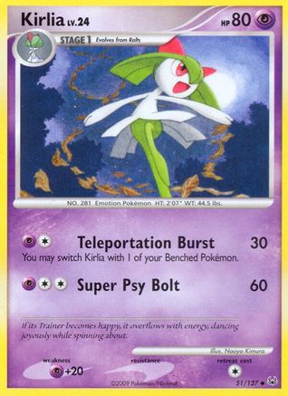 Kirlia (51/127) [Platinum] Reverse Holofoil - Uncommon