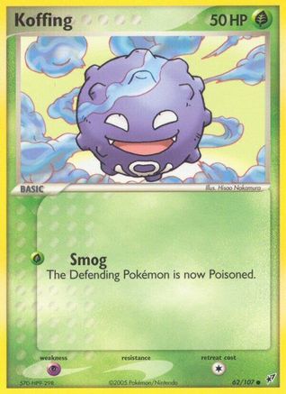 Koffing (062/107) [Deoxys] Normal - Common