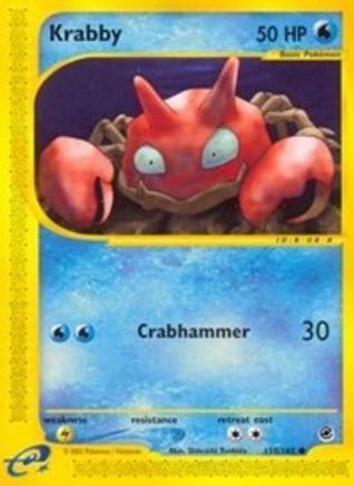 Krabby (115/165) [Expedition] Normal - Common
