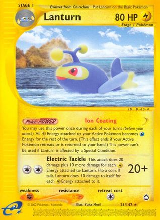 Lanturn (21/147) [Aquapolis] Normal - Rare