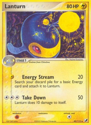 Lanturn (40/115) [Unseen Forces] Reverse Holofoil - Uncommon