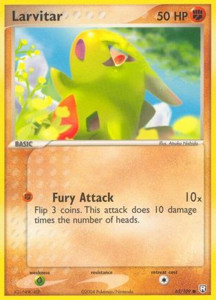 Larvitar 062/109  - Reverse Holofoil Team Rocket Returns - Common