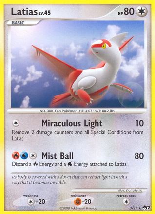 Latias  - Holofoil POP Series 7 - Rare