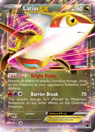 Latias EX (85/116) [Plasma Freeze] Holofoil - Ultra Rare