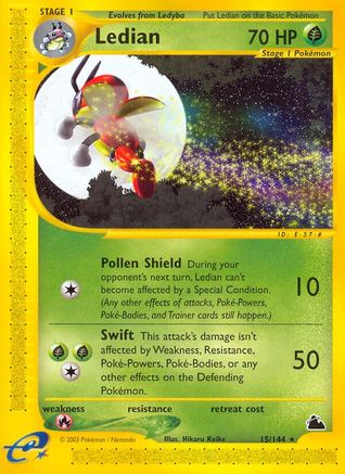 Ledian (15)  Skyridge - Rare