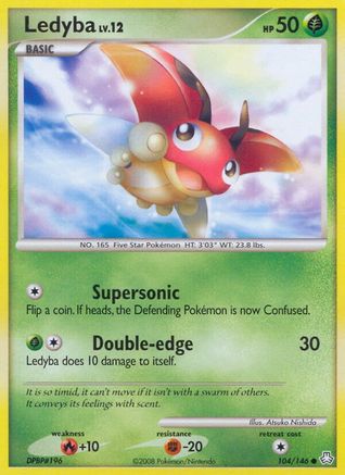 Ledyba  - Reverse Holofoil Legends Awakened - Common