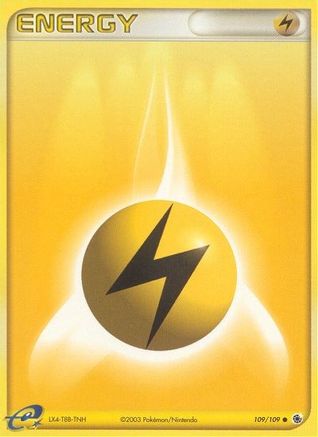 Lightning Energy 109  - Reverse Holofoil Ruby and Sapphire - Common