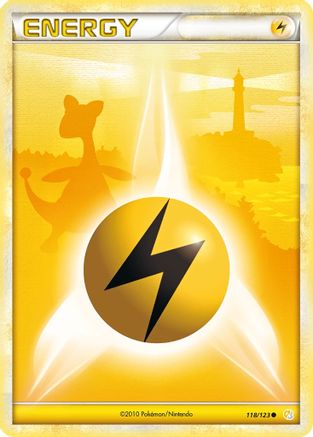 Lightning Energy 118  - Reverse Holofoil HeartGold SoulSilver - Common