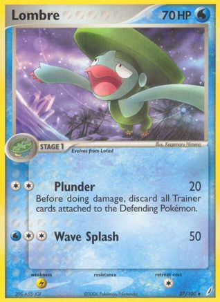 Lombre/100  - Reverse Holofoil Crystal Guardians - Uncommon