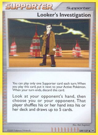Looker's Investigation  - Reverse Holofoil Platinum - Uncommon