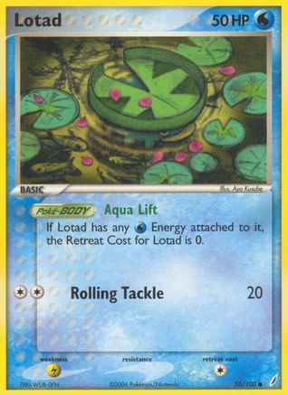 Lotad 055  Crystal Guardians - Common