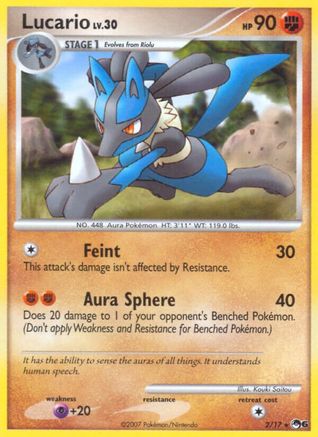 Lucario  POP Series 6 - Rare