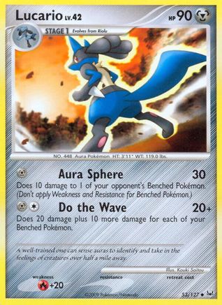 Lucario  Platinum - Uncommon