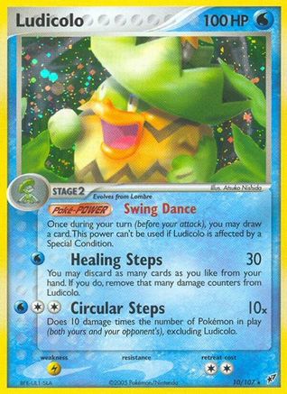 Ludicolo - 010/107/107  Deoxys - Holo Rare