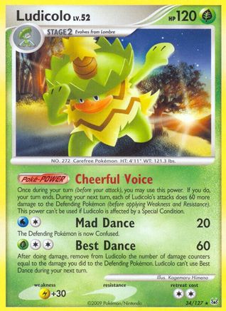 Ludicolo/127  Platinum - Rare