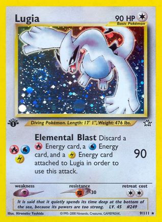 Lugia/111  - 1st Edition Holofoil Neo Genesis - Holo Rare