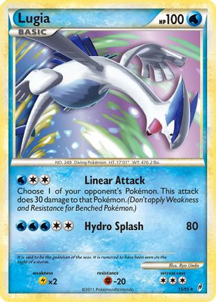 Lugia  - Reverse Holofoil Call of Legends - Holo Rare