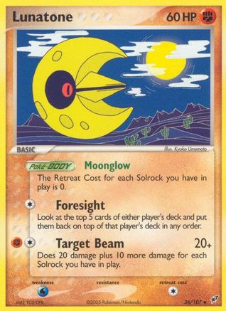 Lunatone (36/107) [Deoxys] Normal - Uncommon