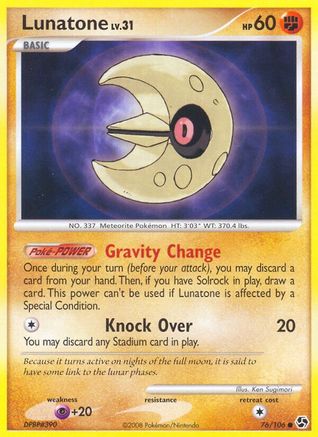 Lunatone  Great Encounters - Common